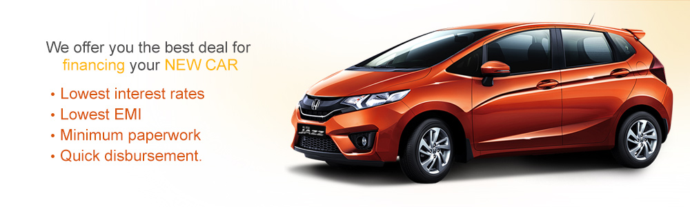 We offer you the best deal for financing your new car. Lowest interest rates, lowest EMI, minimum paperwork and quick disbursement.